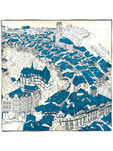 SILK SCARF 65 / ROOF TOP VIEW