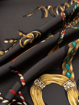 <シルクスカーフ88>オビドメ