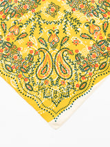 <シルクスカーフ65>コラージュカレイドバンダナ