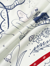 SILK SCARF 65 / WINTER SWAN