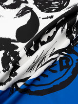 <シルクスカーフ65>ドローペイズリー