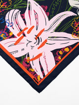 <シルクスカーフ65>ボタニックガーデン