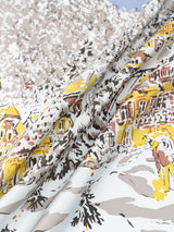 SILK SCARF 88 / WINTERY LANDSCAPE