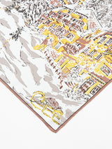 <シルクスカーフ65>ウィンタリーランドスケープ