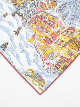 <シルクスカーフ65>ウィンタリーランドスケープ