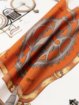 <シルクスカーフ88>ヴィンテージサイクル