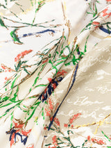 SILK SCARF 88 / HANGING FLOWER