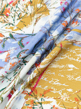 SILK SCARF 88 / HANGING FLOWER