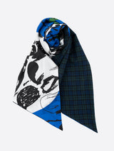 WOOL SILK W MUFFLER / DRAW PAISLEY