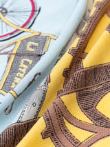 WOOL SILK STOLE HERRINGBONE WEAVE 120 / VINTAGE CYCLE