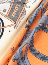 WOOL SILK STOLE HERRINGBONE WEAVE 120 / VINTAGE CYCLE