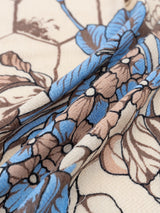 <ウールシルクストールヘリンボーン織120>フラワーベース