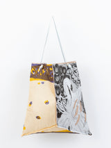 REVERSIBLE PRINT TOTE BAG L / PADDED BOTANIC GARDEN