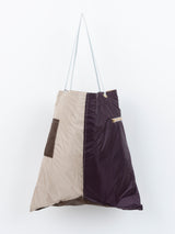 REVERSIBLE PRINT TOTE BAG L / PADDED BOTANIC GARDEN