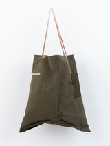 <リバーシブルプリントトートバッグL>テント ウィンタースワン