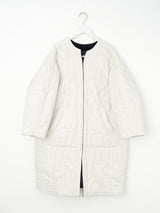 QUILTED LONG COAT / REVERSIBLE MANIPURI