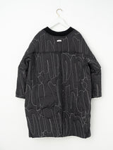 QUILTED LONG COAT / REVERSIBLE MANIPURI