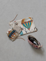 <フラットポーチL>サンペイズリーバンダナ