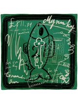 SILK SCARF 65 / FISH