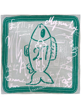 SILK SCARF 65 / FISH