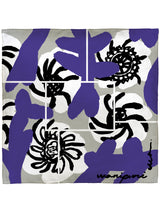 SILK SCARF 65 / PAINT FLOWER