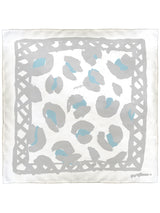 <シルクスカーフ65>ビッグレオパード