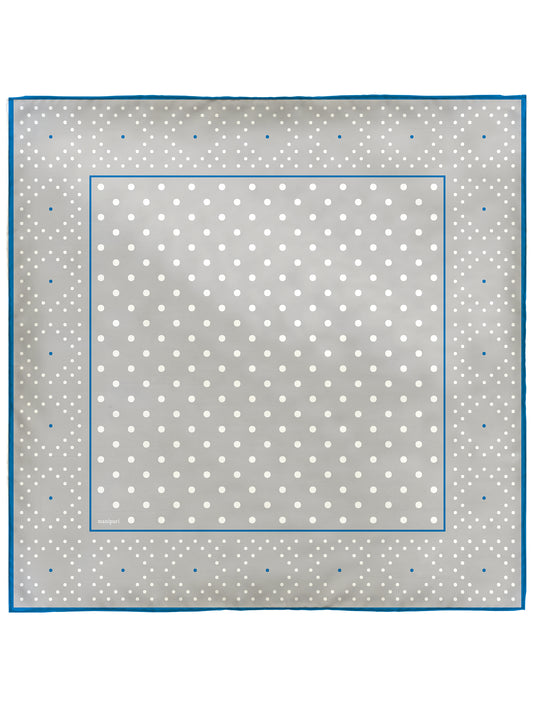 <シルクスカーフ65>ジオメドット