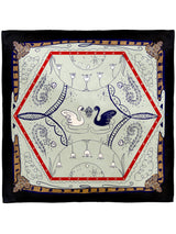 <シルクスカーフ88>ウィンタースワン