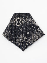 <ダウントライアングル>ペイズリーバンダナ