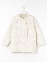 <キルティングWコクーンコート>アブストラクト