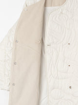 <キルティングWコクーンコート>アブストラクト