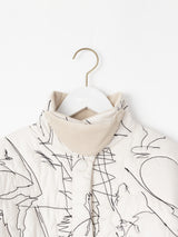 <キルティングスタンドロングシャツ>マウンテン