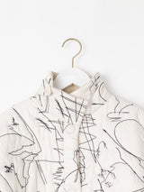 <キルティングスタンドロングシャツ>マウンテン