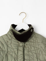 <キルティングスタンドロングシャツ>マウンテン