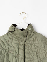 <キルティングスタンドロングシャツ>マウンテン