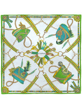 <シルクスカーフ65>ケピ