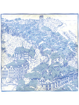 SILK SCARF 65 / ROOF TOP VIEW