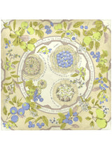 <シルクスカーフ88>アンティークレシピ