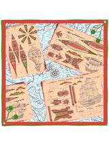 SILK SCARF 65 / PAPER TOY