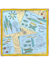 SILK SCARF 65 / PAPER TOY