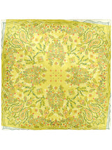 <シルクスカーフ65>コラージュカレイドバンダナ