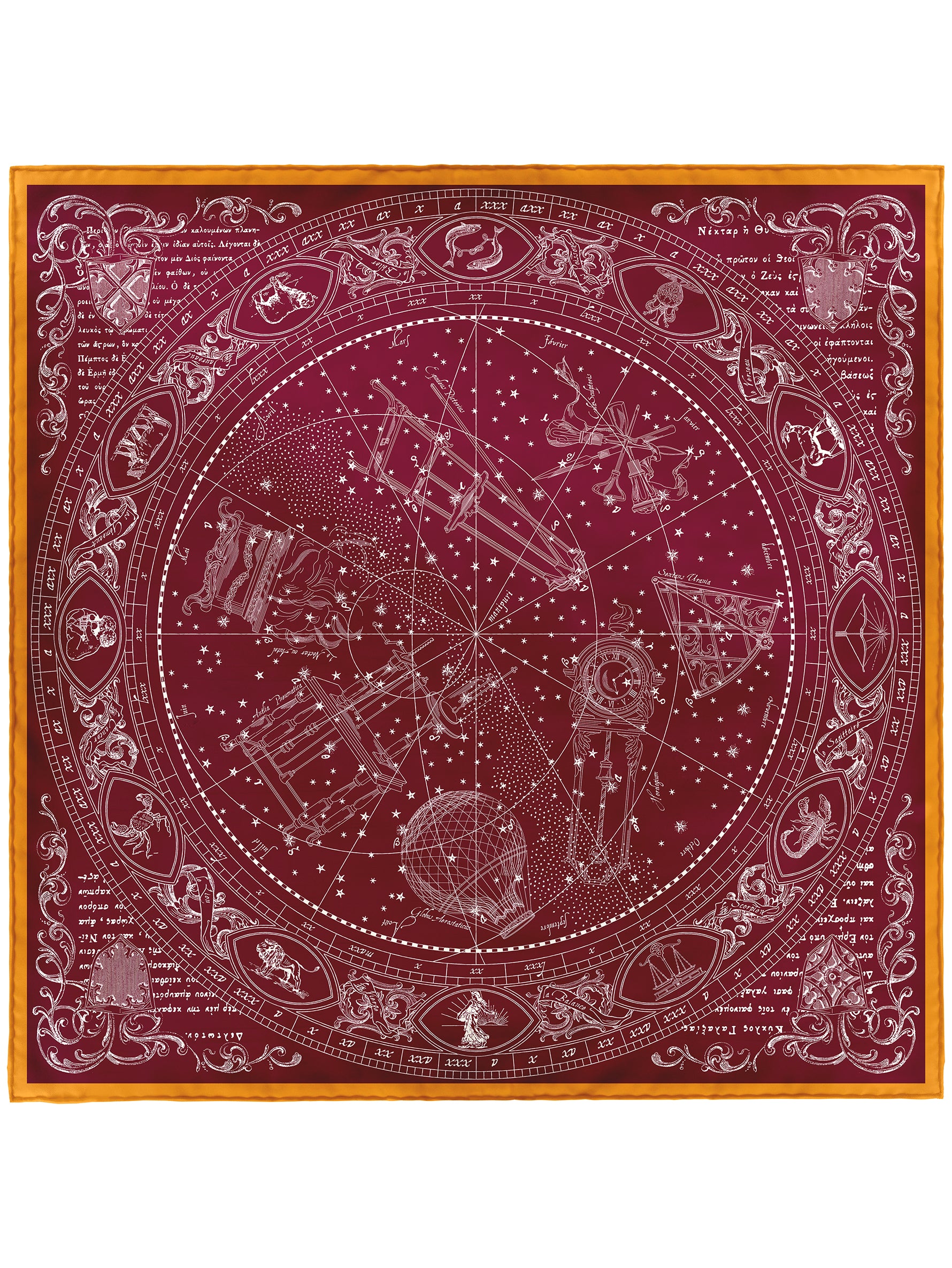 ETRO　PLANISPHARIVM　スカーフ 天球図 星図 シルクスカーフ65＞天界図 – manipuri