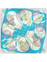 SILK SCARF 65 / COLLAGE BALLOON HISTORY