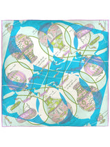 SILK SCARF 88 / COLLAGE BALLOON HISTORY