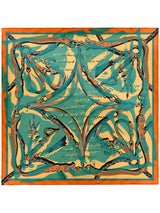 <シルクスカーフ65>コラージュトルクメン