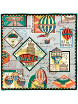 <シルクスカーフ65>タンブル