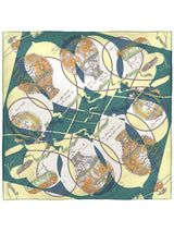 SILK SCARF 88 / COLLAGE BALLOON HISTORY
