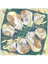 SILK SCARF 65 / COLLAGE BALLOON HISTORY