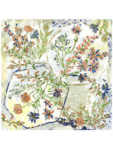 SILK SCARF 88 / HANGING FLOWER