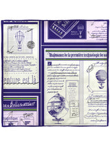 <シルクスカーフ65>ニュースペイパー